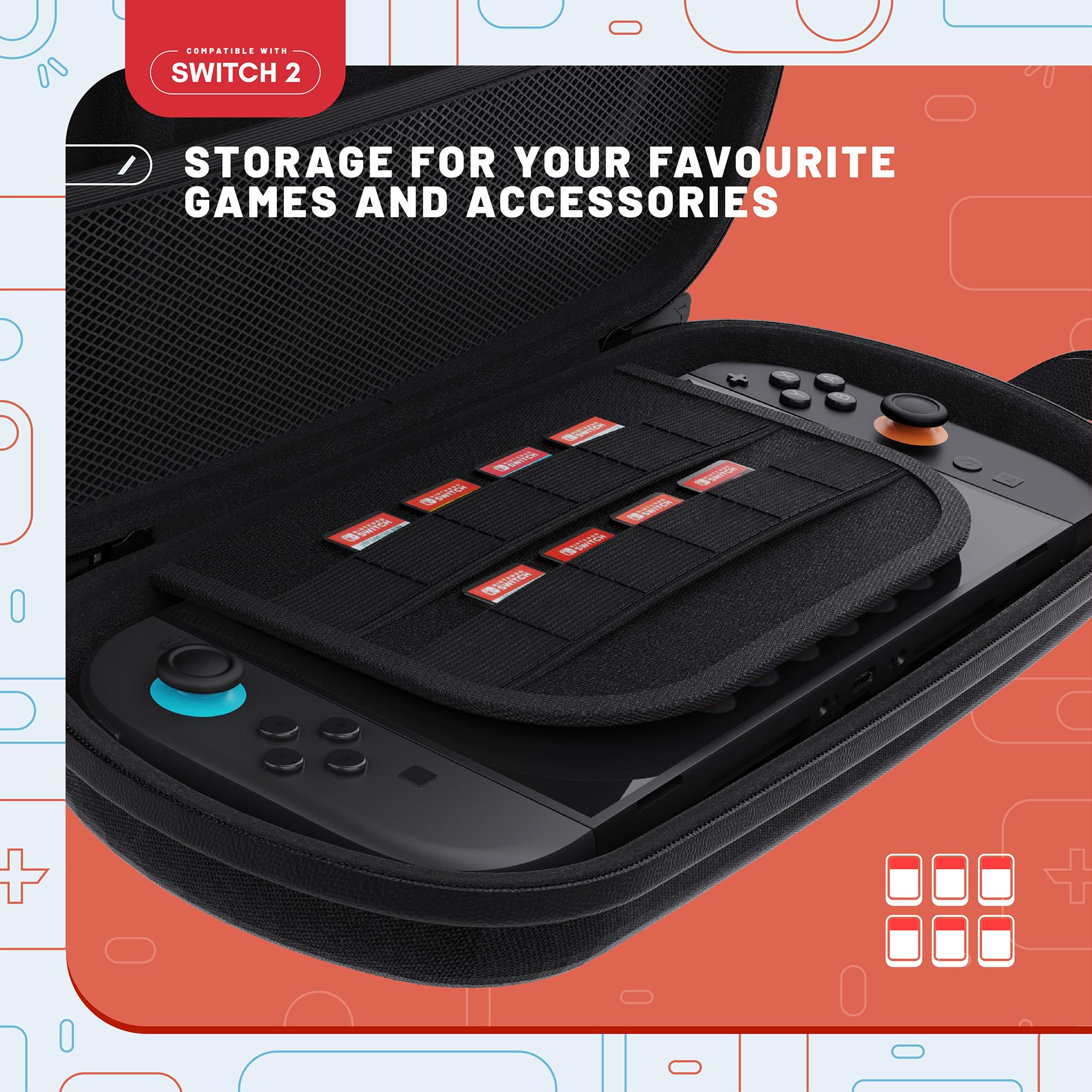 Amazon.com: 4Gamers Premium Travel Case Compatible with Nintendo